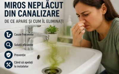 Miros neplăcut din canalizare – de ce apare și cum îl eliminați