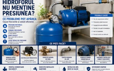 Hidroforul nu menține presiunea – ce probleme pot apărea