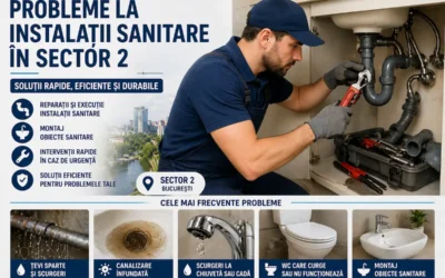Probleme la instalații sanitare în Sector 2 și când devin urgențe